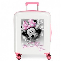 Disney Minnie Style Valise Trolley Cabine,ABS Serrure à combinaison