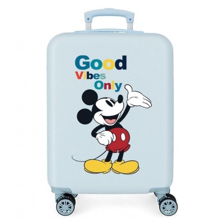 Disney Good Vibes Mickey Valise de cabine,Rigide ,ABS Fermeture