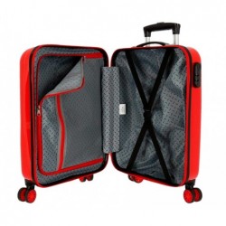 Marvel Spiderman Black Valise Trolley Cabine Rouge, 55CM,Rigide