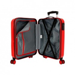 Marvel Spiderman Geo Valise Trolley Cabine Rouge 55cms Rigide