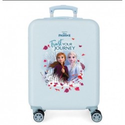 Disney Frozen La Reine des Neiges Trust your journey,Valise Cabine Bleu