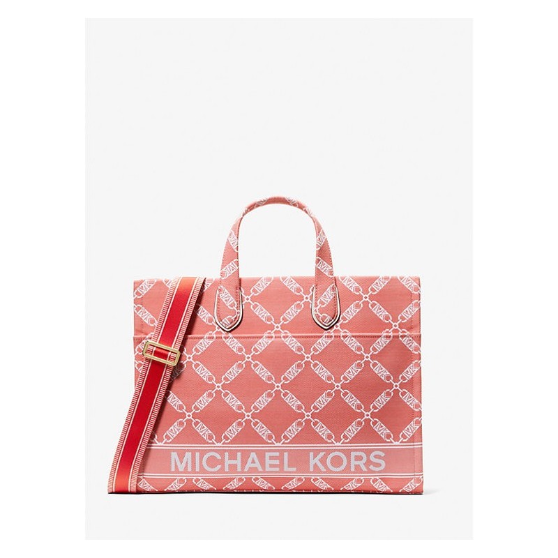 Michael Kors
Cabas rouge à logo Gigi Empire en jacquard