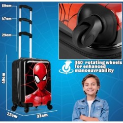 Marvel Spiderman Petite Valise à Roulette Enfant Garcon