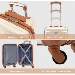 ABS Valise Cabine Compatible avec Air France,Bagage a Main Legere