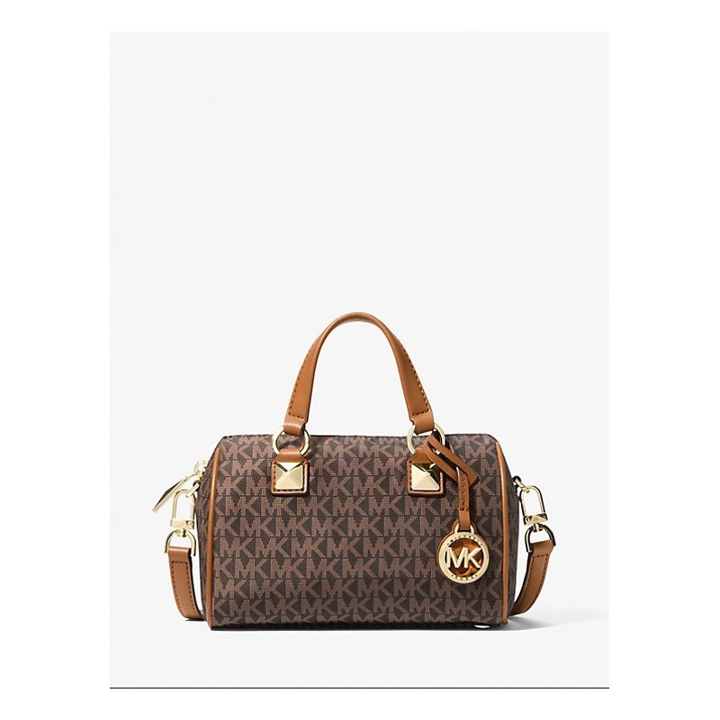 MICHAEL MICHAEL KORS Petit sac marin à bandoulière Grayson tissé à logo