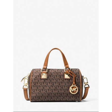 MICHAEL MICHAEL KORS Petit sac marin à bandoulière Grayson tissé à logo