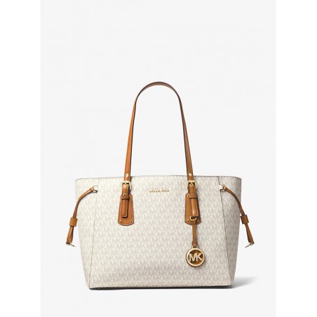 MICHAEL MICHAEL KORS,Sac à main Voyager de taille moyenne,VANILLE