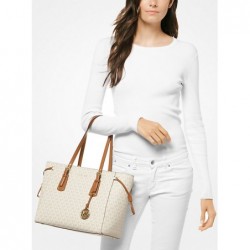 MICHAEL MICHAEL KORS,Sac à main Voyager de taille moyenne,VANILLE