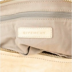 Beige crumpled GM Pandora crossbody bag