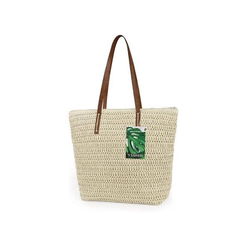 Sac tissé rond en paille - sac de plage été grande taille femme