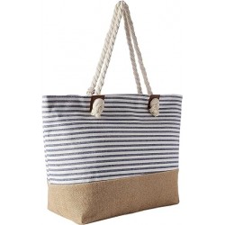 Grand sac de plage avec fermeture à glissière Sac shopping à bandoulière