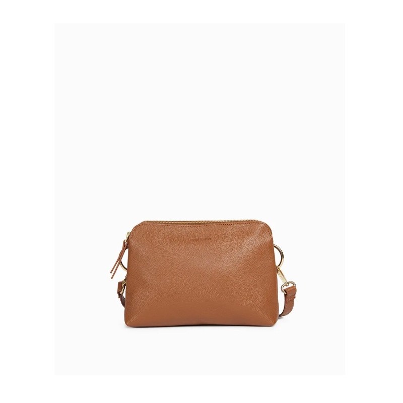 Nael Sacs porté épaule femme,Noisette - Cuir grainé