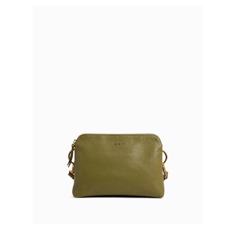 Nael Sacs porté épaule femme,Thym - Cuir grainé