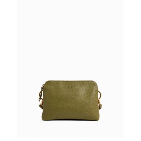 Nael Sacs porté épaule femme,Thym - Cuir grainé