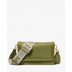 MICHAEL KORS Petit sac à bandoulière en gabardine de nylon OLIVE FUMÉ