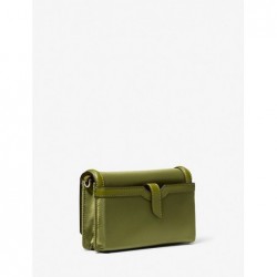 MICHAEL KORS Petit sac à bandoulière en gabardine de nylon OLIVE FUMÉ