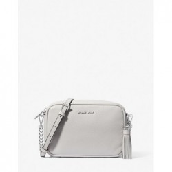 MICHAEL MICHAEL KORS Sac à bandoulière Ginny en cuir,Blanc