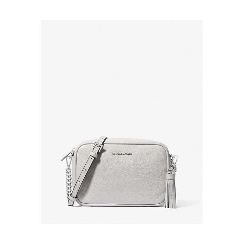 MICHAEL MICHAEL KORS Sac à bandoulière Ginny en cuir,Blanc