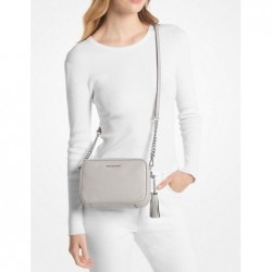 MICHAEL MICHAEL KORS Sac à bandoulière Ginny en cuir,Blanc