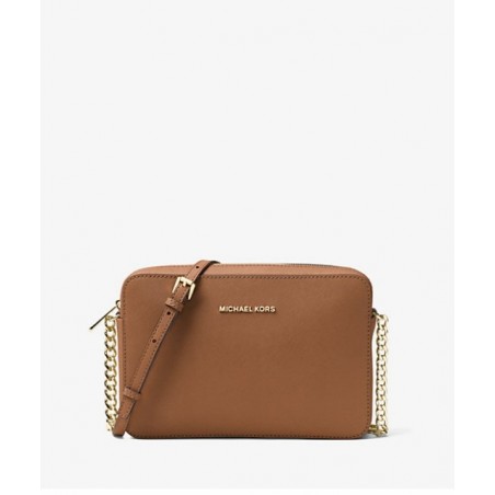 MICHAEL KORS Grand sac à bandoulière en cuir saffiano,Valise