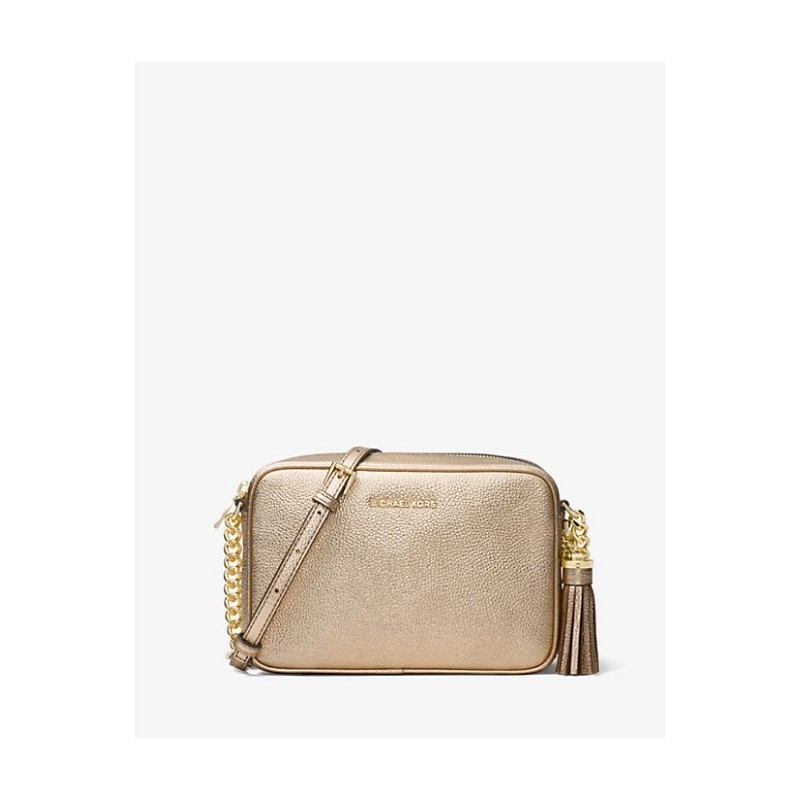 MICHAEL MICHAEL KORS Sac à bandoulière Ginny en cuir métallisé