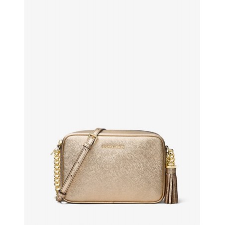 MICHAEL MICHAEL KORS Sac à bandoulière Ginny en cuir métallisé