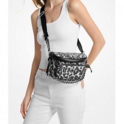 MICHAEL KORS
Sac ceinture Slater de taille moyenne à logo motif léopard