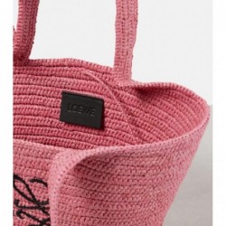 LOEWE
Cabas Elephant Small en raphia Rose