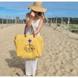 SAC DE PLAGE XL JAUNE