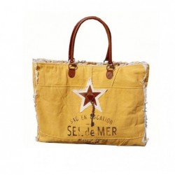 SAC DE PLAGE XL JAUNE