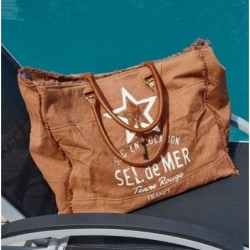 SAC DE PLAGE XL MARRON PÉCAN