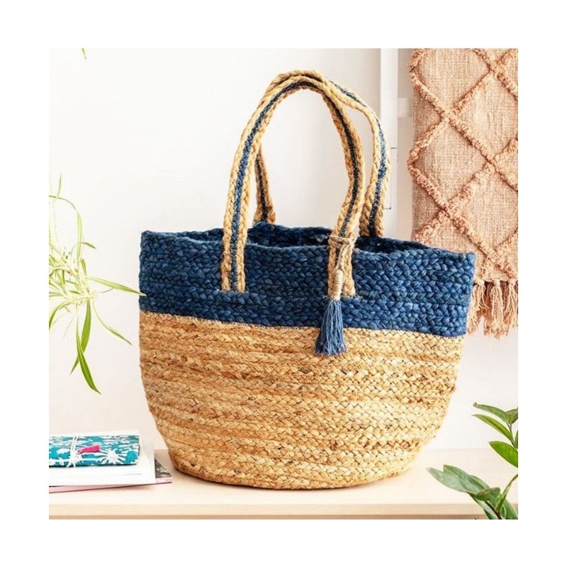 Sac panier en jute souple Deva