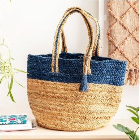 Sac panier en jute souple Deva