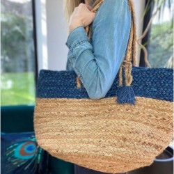 Sac panier en jute souple Deva