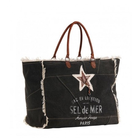 SAC CABAS DE PLAGE XL NOIR