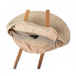 Sac De Paille Rond Sac de Plage d'été Pour Femme,Sacs à bandoulière