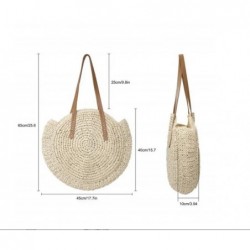 Sac De Paille Rond Sac de Plage d'été Pour Femme,Sacs à bandoulière