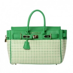 Mac Douglas Pyla FANTASIA,sac à main à motif,Quadrillé Vert