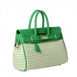 Mac Douglas Pyla FANTASIA,sac à main à motif,Quadrillé Vert