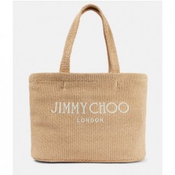 JIMMY CHOO
Cabas Beach en raphia à logo