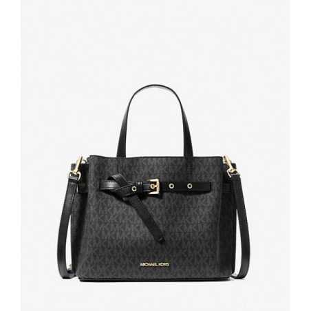 MICHAEL KORS Petit Sac Emilia à logo,Sac à bandoulière,Noir