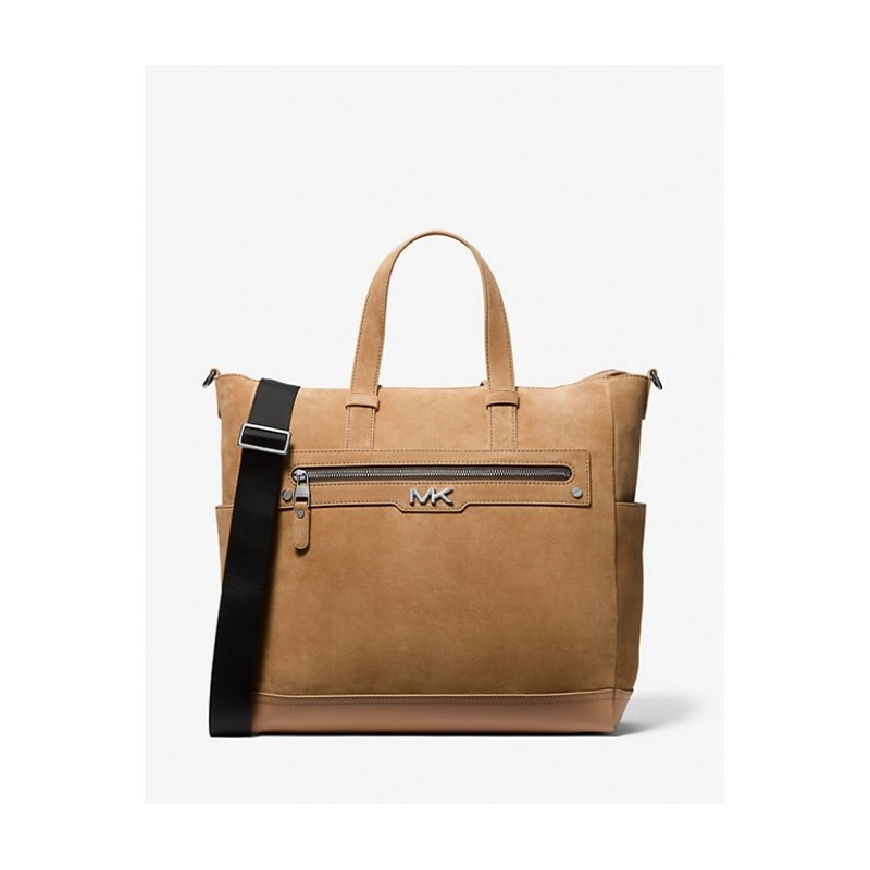 MICHAEL KORS HOMME Cabas Varick en daim,CAMEL