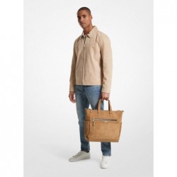 MICHAEL KORS HOMME Cabas Varick en daim,CAMEL