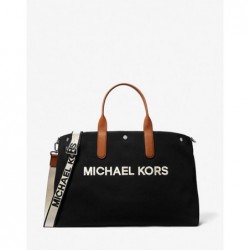 MICHAEL KORS HOMME Cabas Brooklyn surdimensionné en toile de coton,Noir