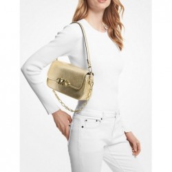 MICHAEL KORS Sac porté épaule Parker de taille moyenne en cuir métallisé