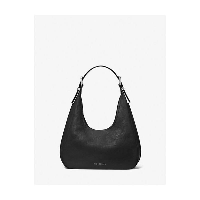 MICHAEL KORS
Petit sac porté épaule bohème Nolita en cuir grainé,Noir