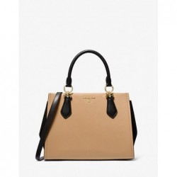 MICHAEL KORS
Sac Marilyn de taille moyenne en cuir saffiano bicolore