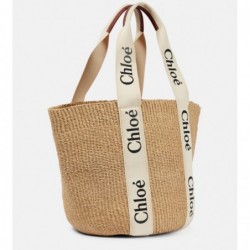 CHLOÉ
Mifuko – Cabas Woody Large en raphia