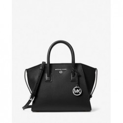 MICHAEL KORS
Petit sac Avril en cuir à glissière supérieure,Noir