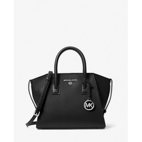 MICHAEL KORS
Petit sac Avril en cuir à glissière supérieure,Noir